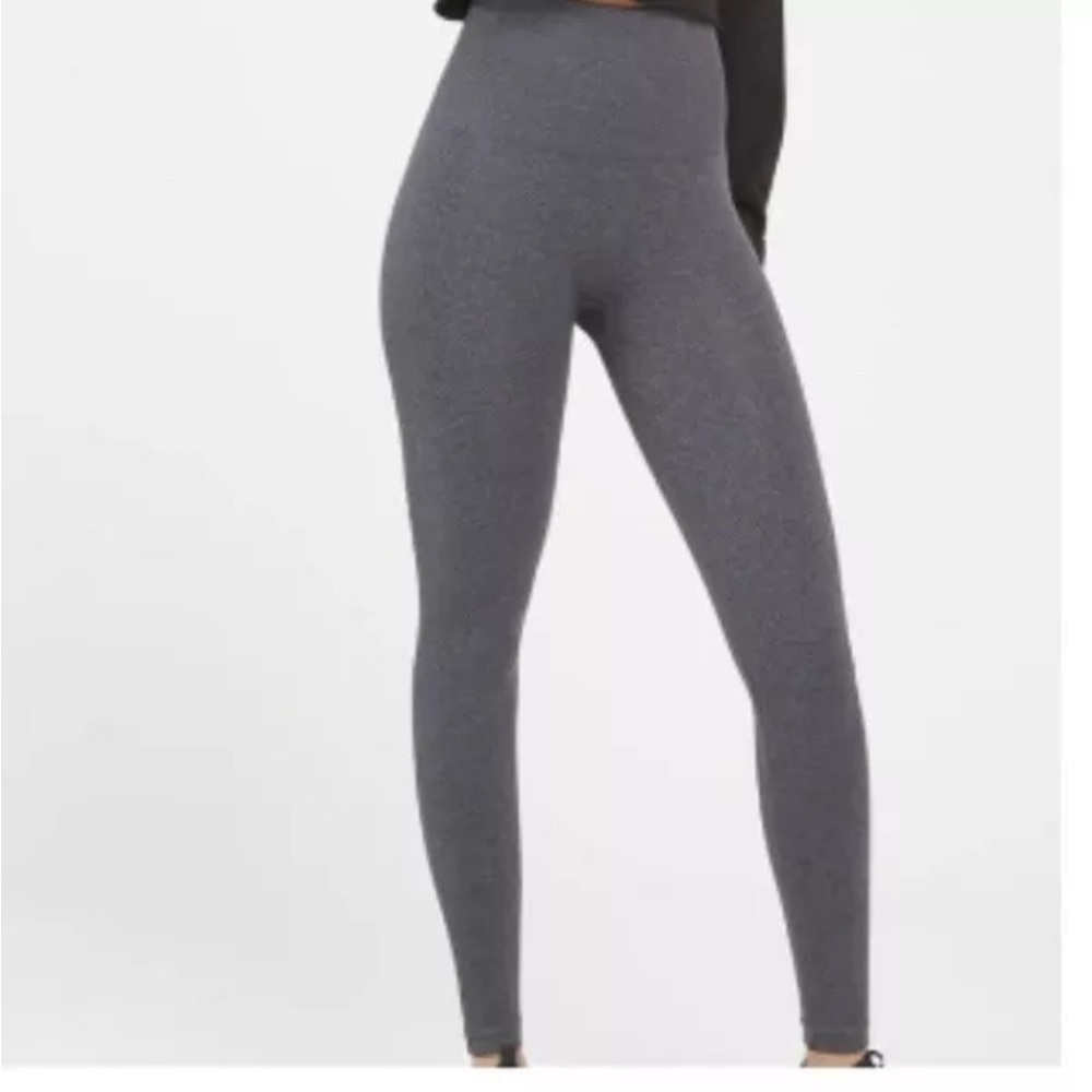 SPANX High-Waist Sculpting Leggings - Charcoal Gray